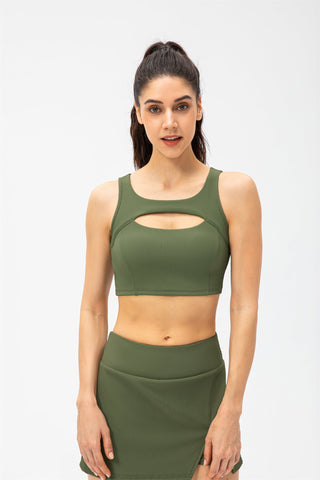 Yoga-Sport-BH mit Cut-Out