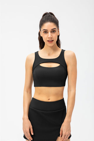 Yoga-Sport-BH mit Cut-Out