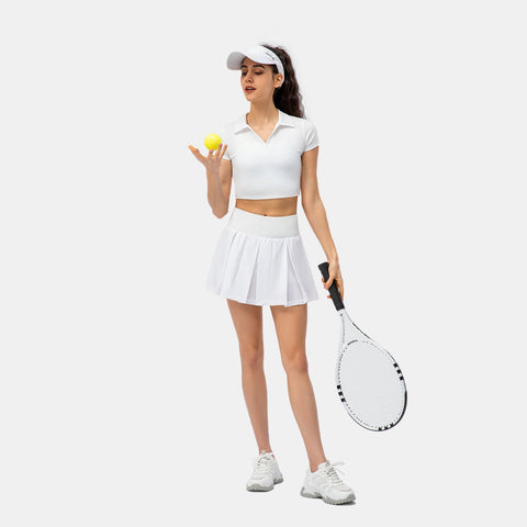 Falda de tenis 2 en 1 para uso diario: clásica