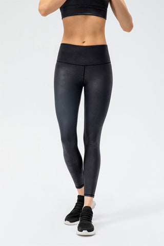 Yoga-Leggings mit hoher Taille - Fokus