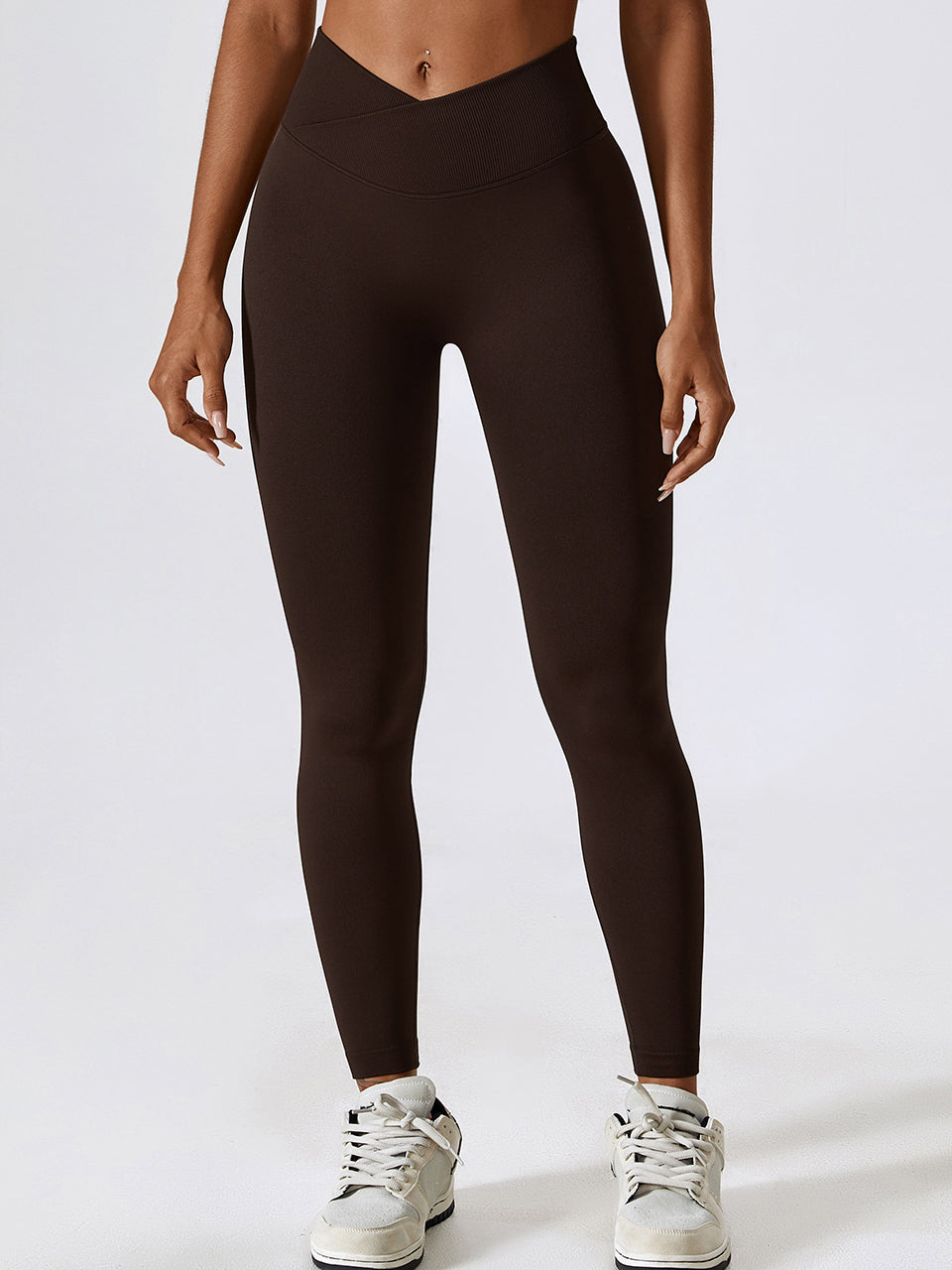 Live in Rib Crossover Po Scrunch Leggings 