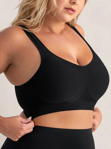 Daily Comfort Wireless Shaper Bra Blue