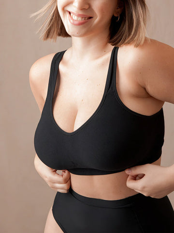 Daily Comfort Wireless Shaper Bra Blue