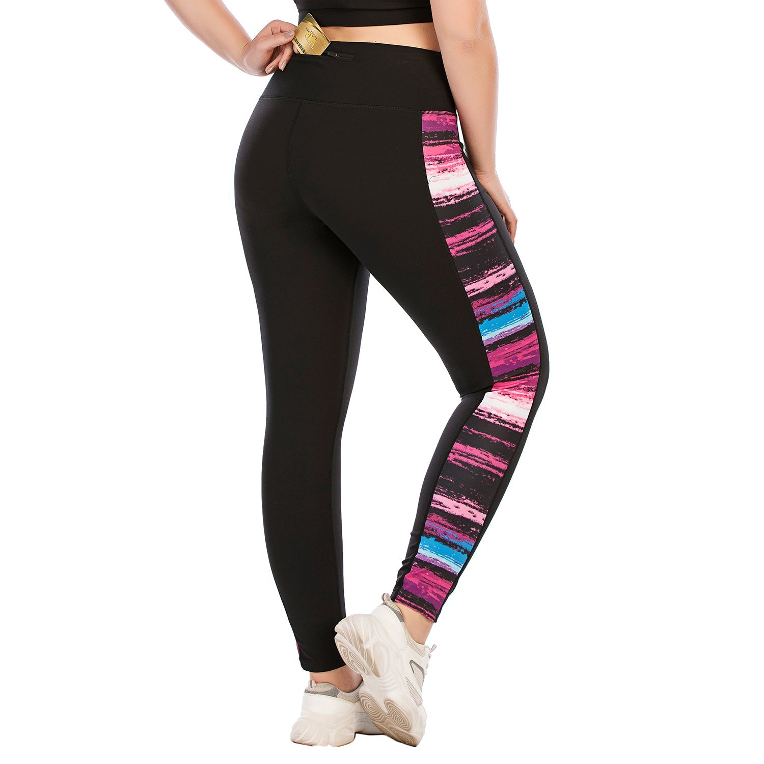 Plus Size Yoga Leggings for Black