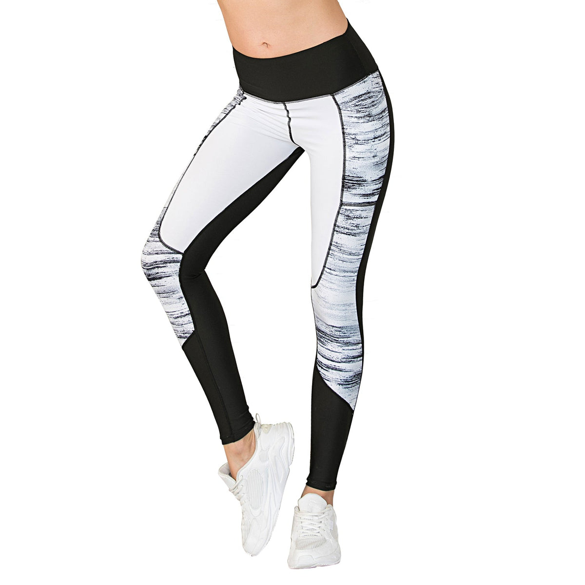 Trainingsoutfits Leggings mit hoher Taille und Po-Lift-Yogahose