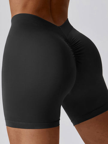 Seamless Back V Scrunch Shorts