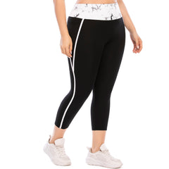 Plus Size Workout Leggings Tummy Control Yoga Pants with Pocket