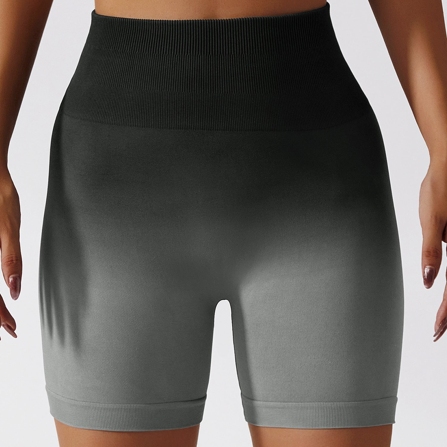 Color My Life – Yoga-Shorts mit Ombre-Muster