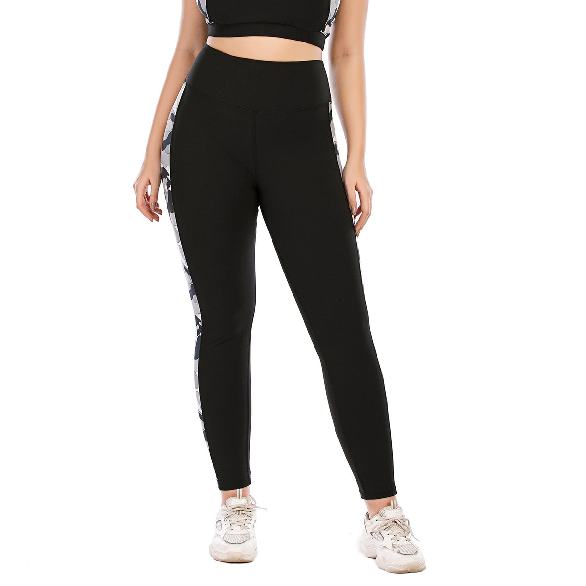 Leggings Athletica de talla grande, pantalones de yoga de cintura alta