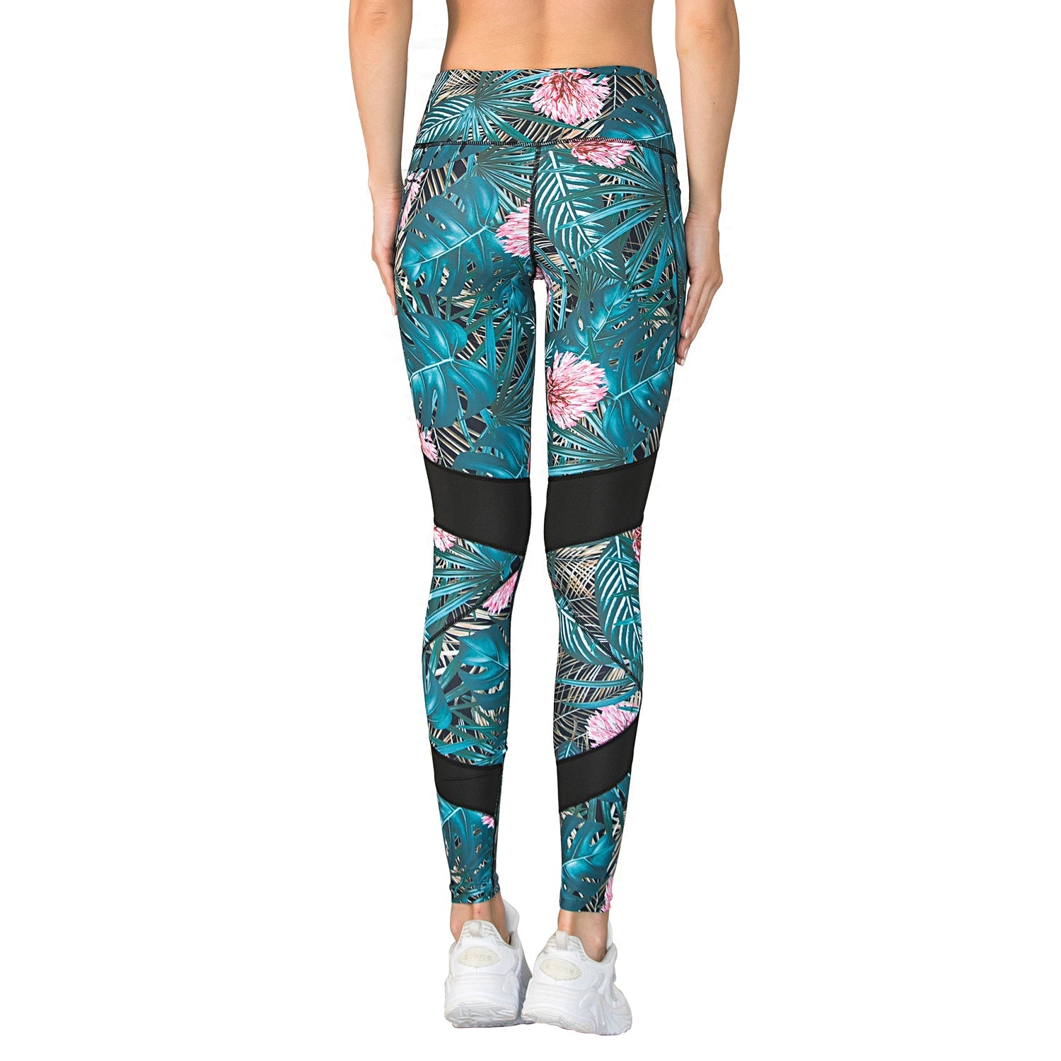 Ropa de gimnasia Pantalones de yoga Leggings verdes