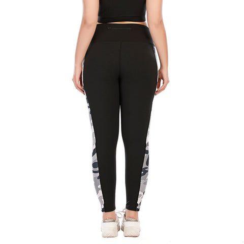 Leggings Athletica de talla grande, pantalones de yoga de cintura alta