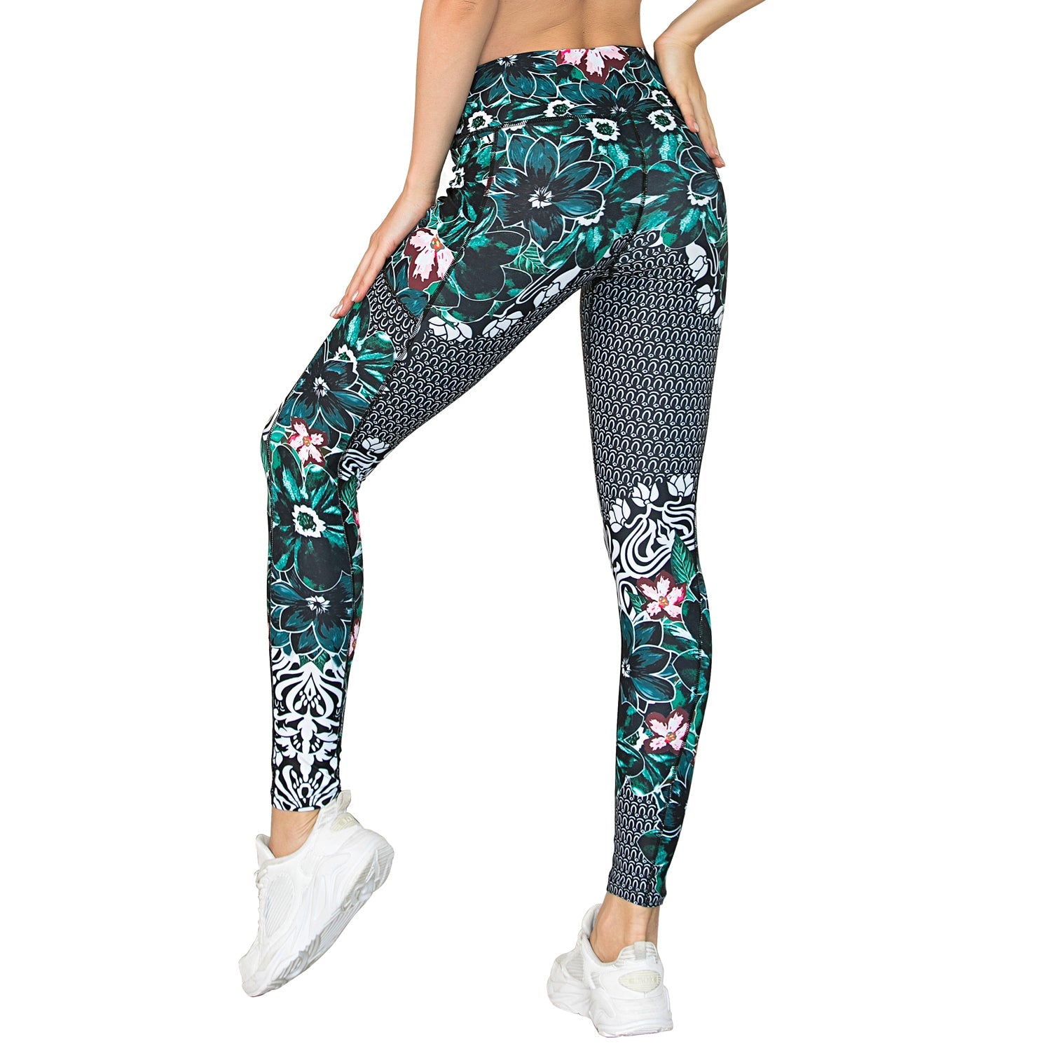 Leggings para pantalones de yoga de cintura alta