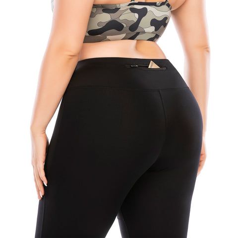 Workout-Leggings in Übergröße für sportliche Yogahosen mit Tasche