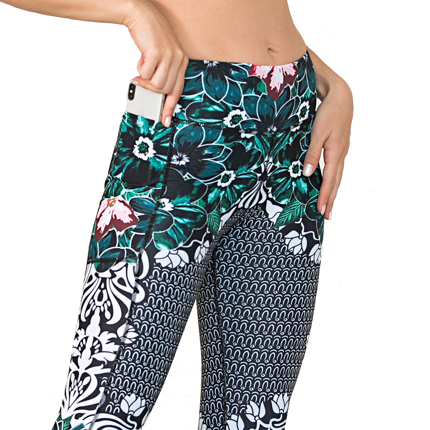 Leggings para pantalones de yoga de cintura alta