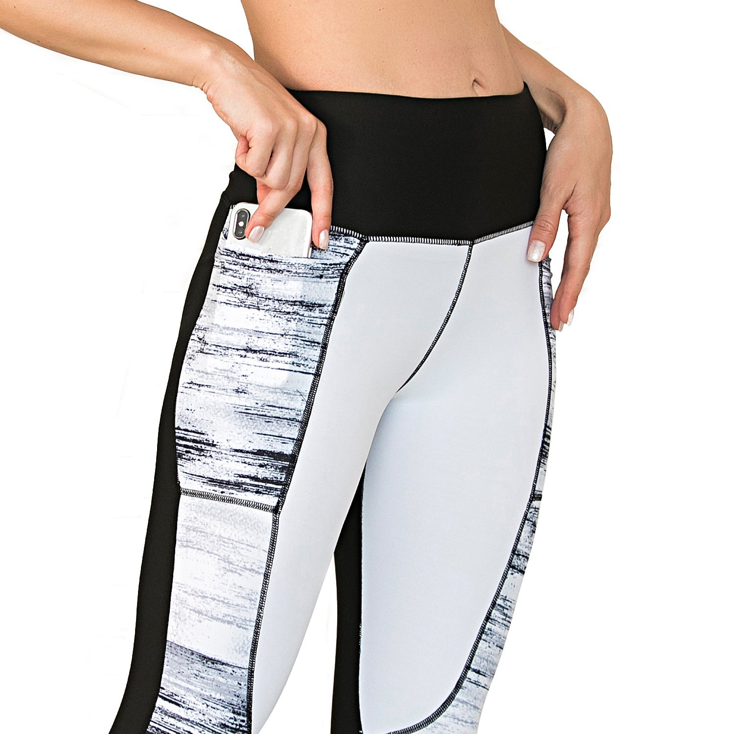 Trainingsoutfits Leggings mit hoher Taille und Po-Lift-Yogahose