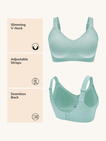 Plus Wireless Lounge Bra LightGreen