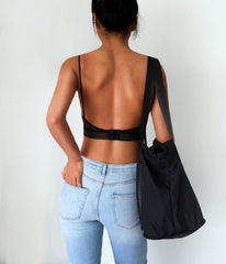 Backless Strapless Bra Push Up Plus Size Women Bralette Wireless Lace Thin Dots