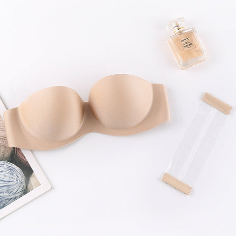 Non-Slip Strapless Invisible Push-up Wireless Bra