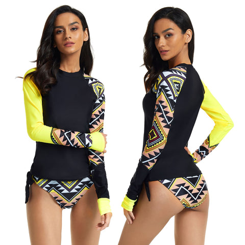 Rash Guards Schwimmshirt Zweiteiliger Badeanzug