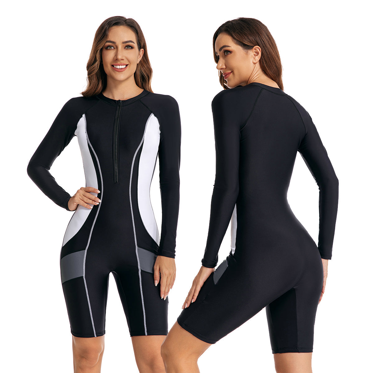 Einteiliger Rashguard mit Boyleg-UPF 50+