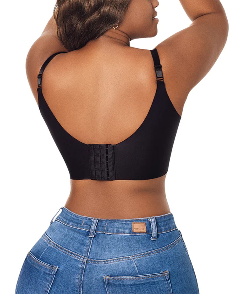 Adjustable Straps Back And Side Control Bra