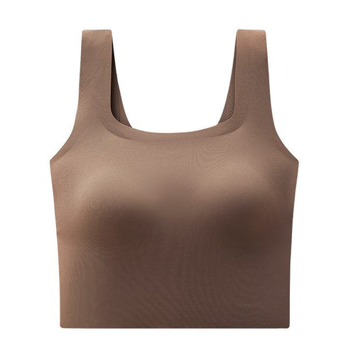 Atmungsaktiver nahtloser, bügelloser Tanktop-Outdoor-BH