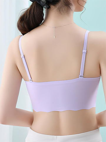 No Show Seamless Wireless Push-up Bra