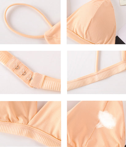 Women Wireless Bra Solid Bralette