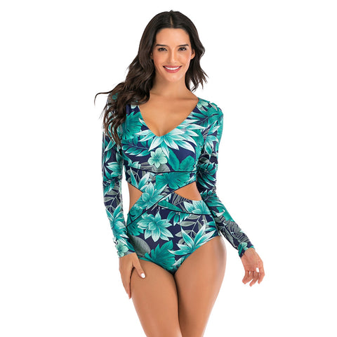 Rash Guard Swimsuit Long Sleeve Bathing Suit