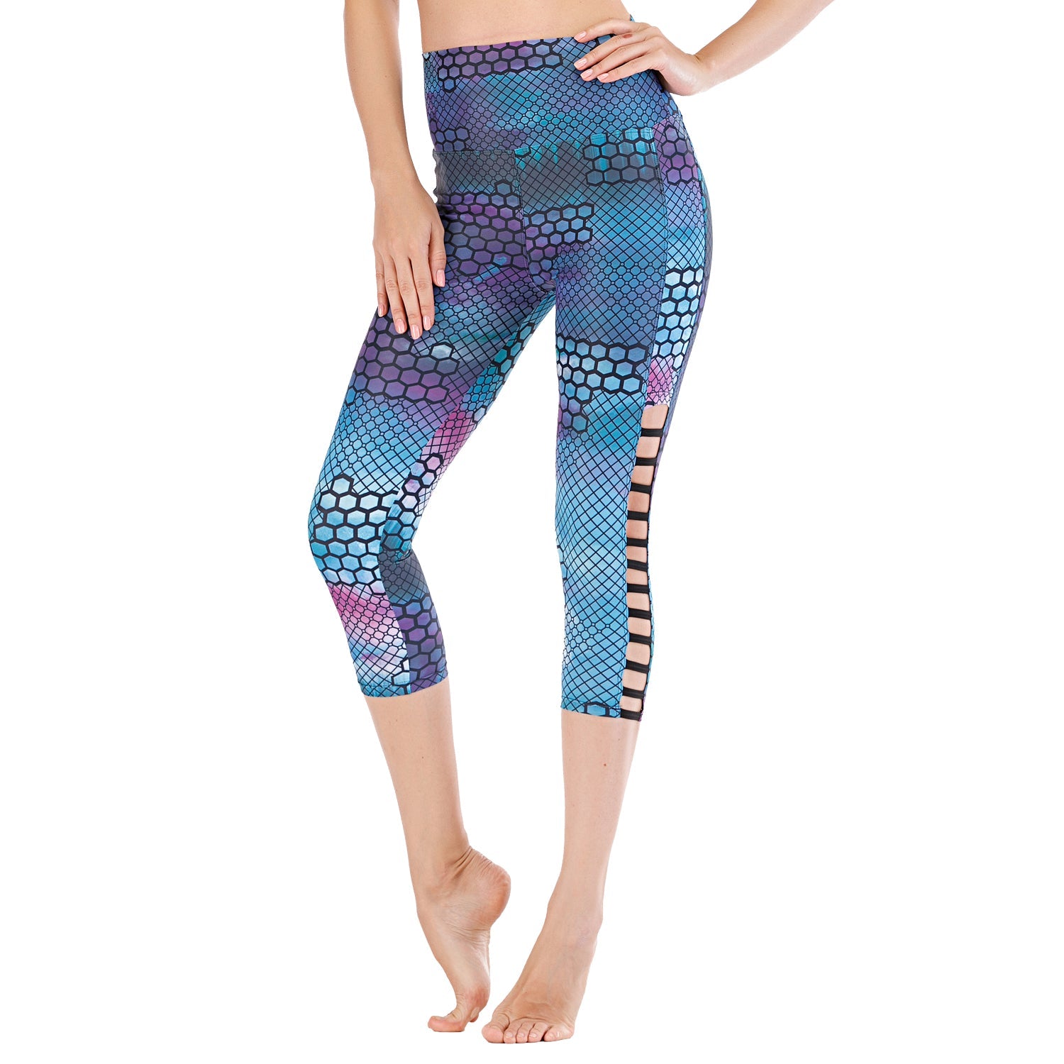 Pantalones de yoga con leggings y control de abdomen