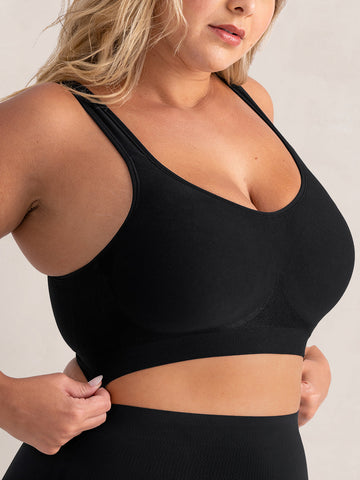 Daily Comfort Wireless Shaper Bra Black