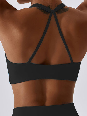 Buttery Soft Twist Front Yoga Bra