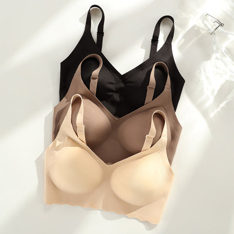 Rippled Edge Wireless Bra