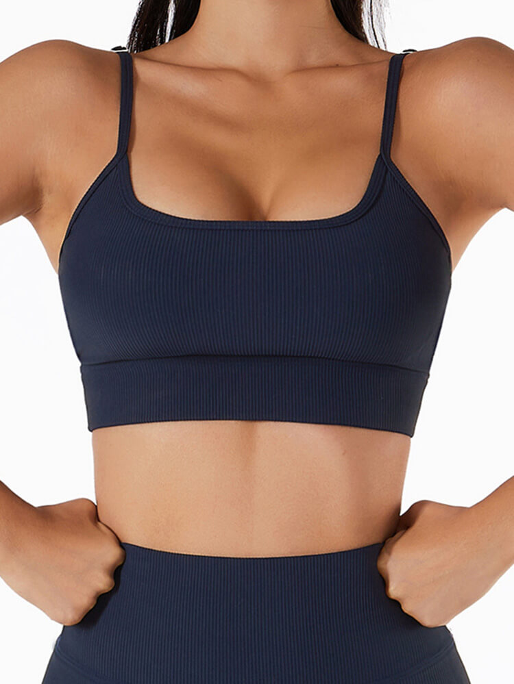 Live In Rib Longline Sports Bra