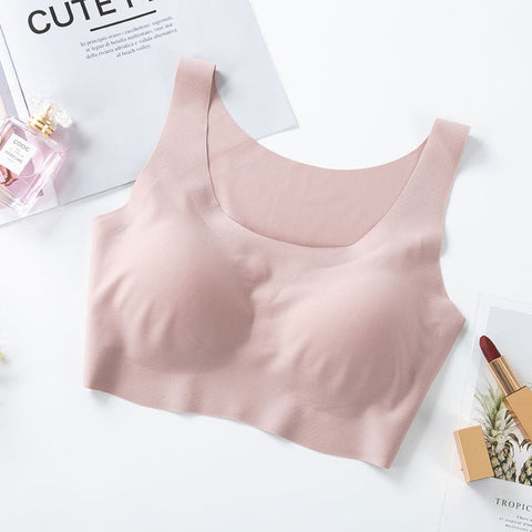 Ice Silk Breathable Wireless Tank Bra