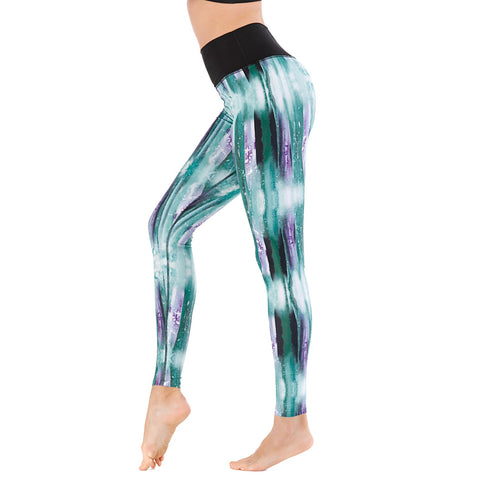 Pantalones de yoga Leggings de cintura alta Control de abdomen A prueba de sentadillas