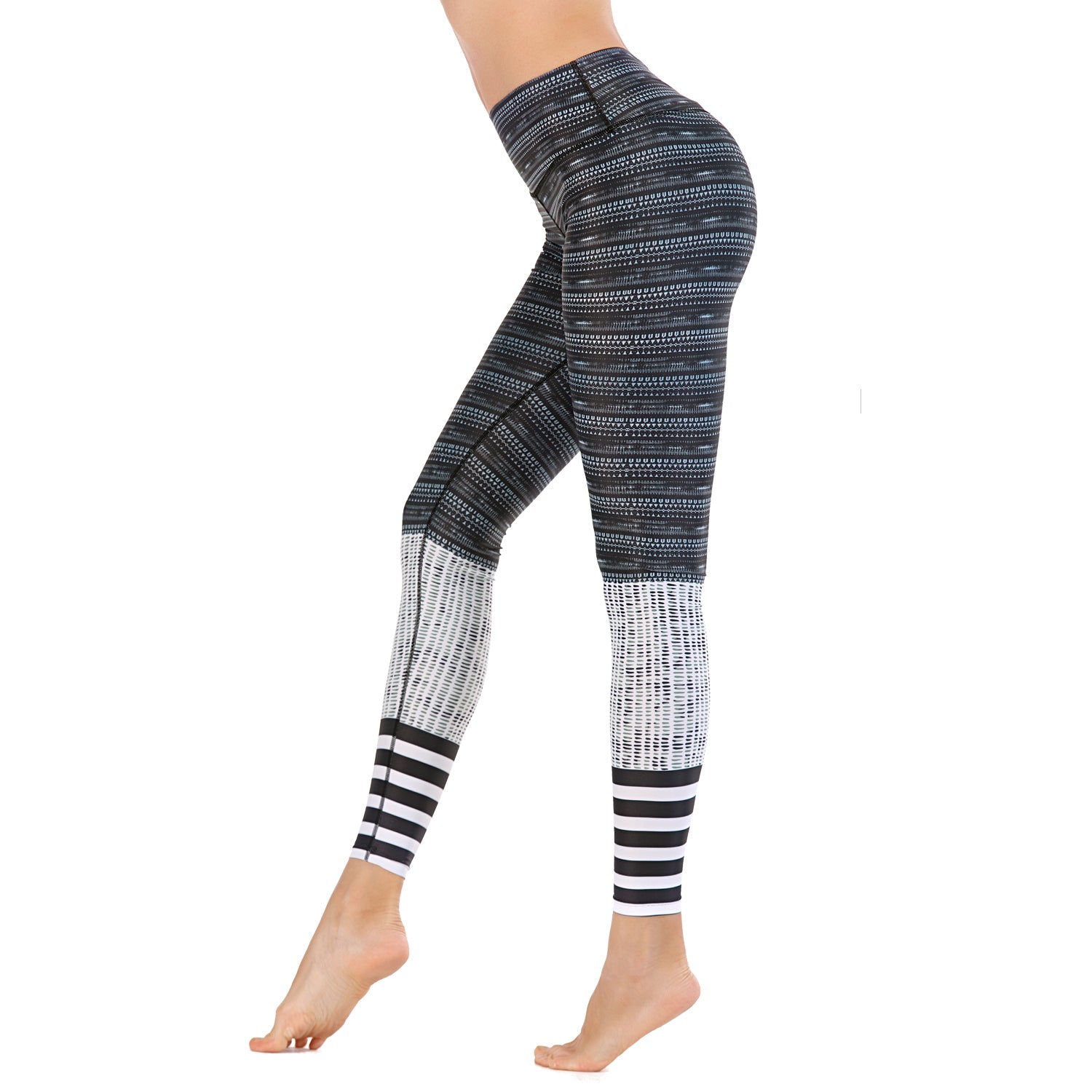 Pantalones de yoga Leggings de cintura alta Pantalones de entrenamiento