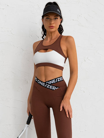 Colorblock Shock Proof Sports Bra