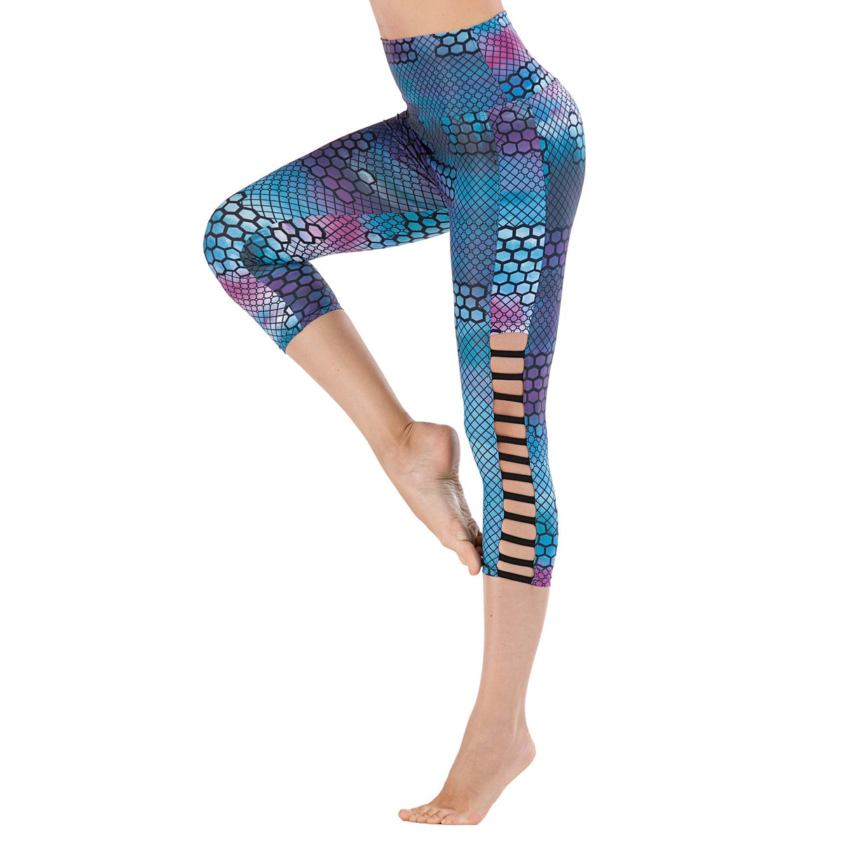 Pantalones de yoga con leggings y control de abdomen