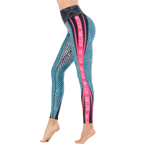 Yogahose mit hoher Taille und Bauchkontrolle, Lauf- und Fitness-Leggings