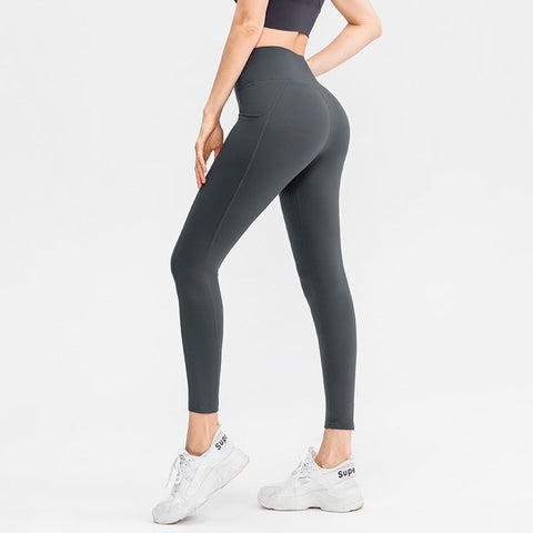 Leggings de cintura alta con bolsillos laterales