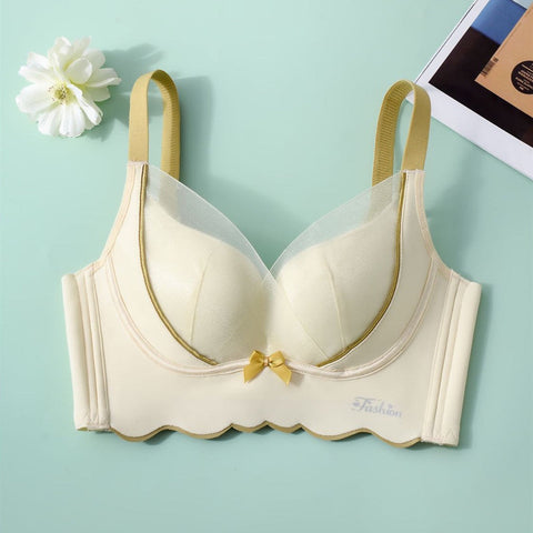 Lift-up & Push-up Shaping Bow Wireless Bra