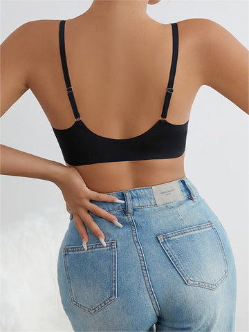 Hollow out Wireless Bra