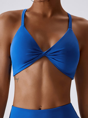 Buttery Soft Twist Front Yoga Bra