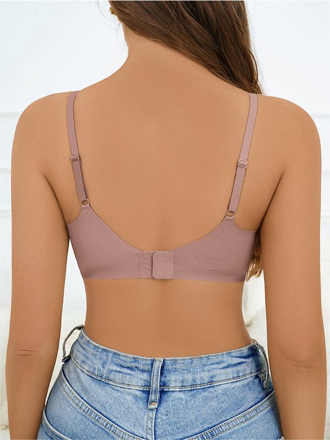 Full Coverage No Show Push-up Wireless Bra