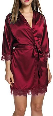 Short Satin Robes