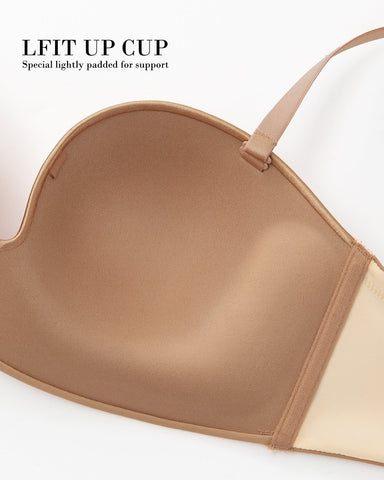 Strapless Wirefree Multiway Push Up Bra