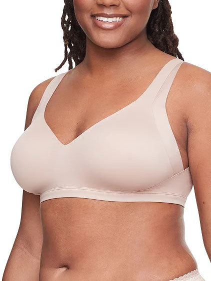 Underarm and Back-Smoothing Comfort Wireless Lightly Lined T-Shirt Bra Linen