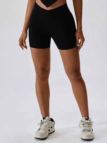 Scrunch Yoga-Shorts mit V-Tasche hinten 