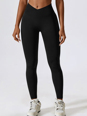 Live in Rib Crossover Po Scrunch Leggings 